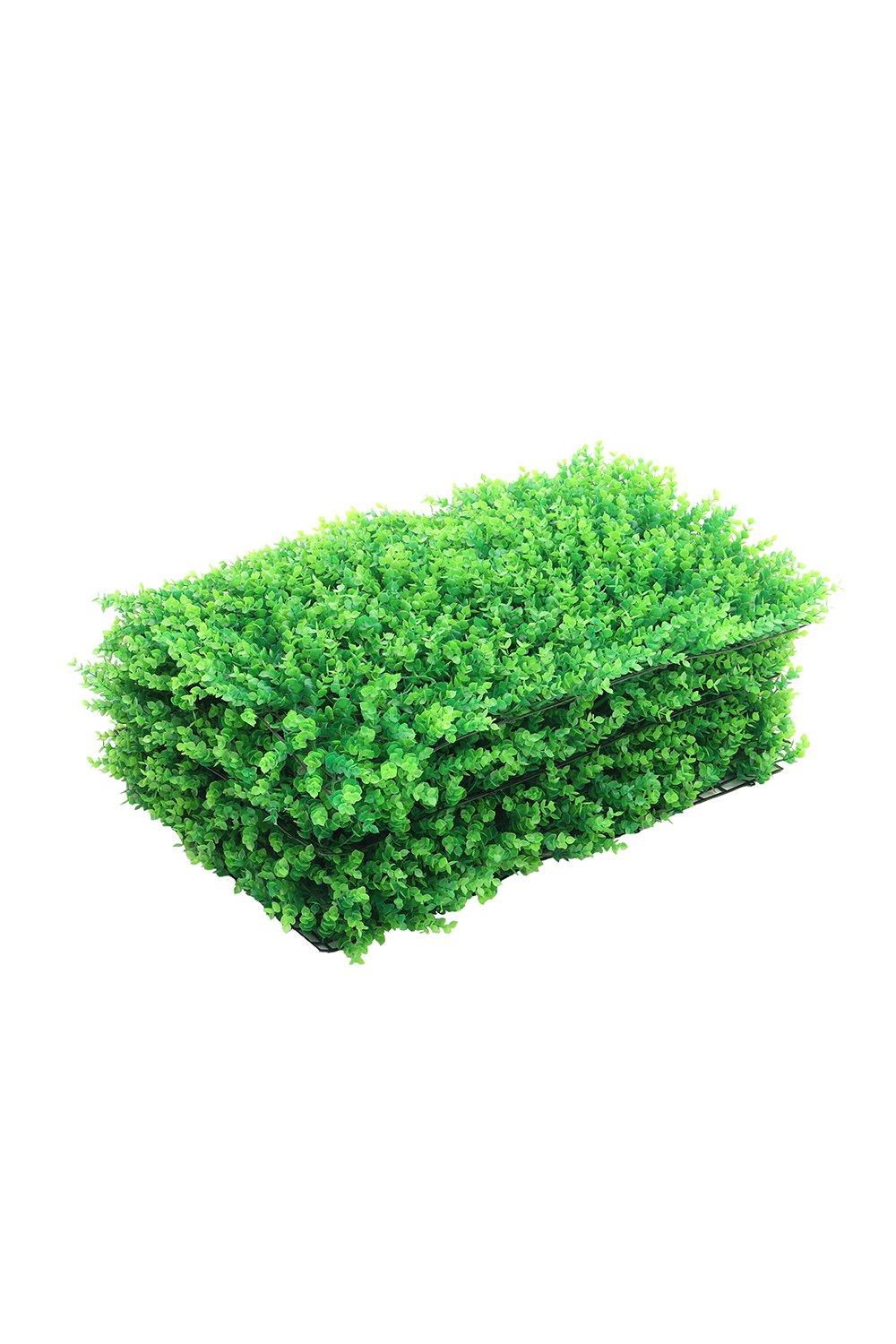 6 Pcs Artificial Boxwood Plant Panel Wall Decoration Privacy Hedge Screen
